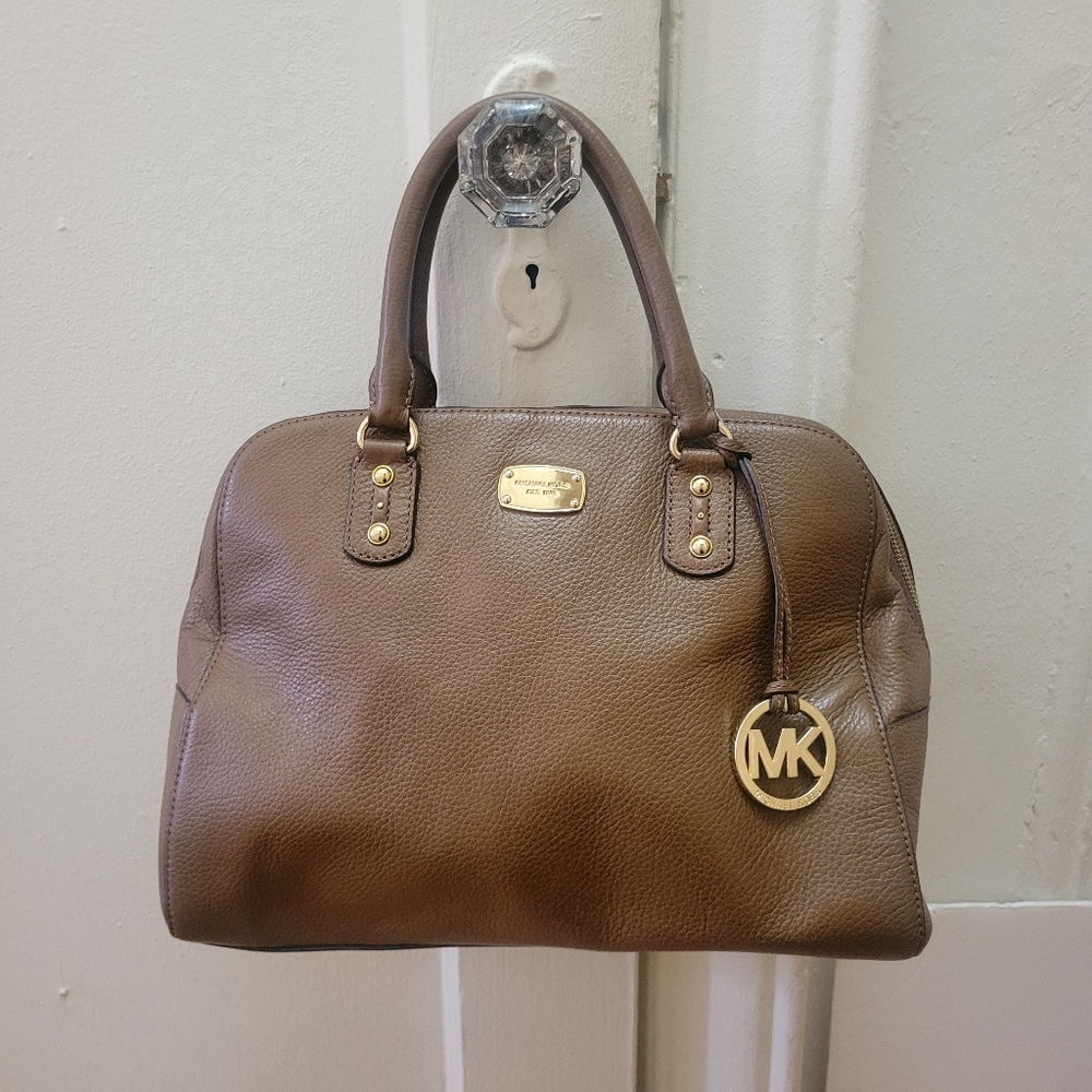 Michael Kors Large Sandrine Bowler Bag. EUC. Quiet Luxury Corpgore